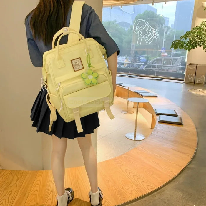 Pale Yellow Backpack