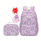 Panda Backpack and Lunchbox - Purple