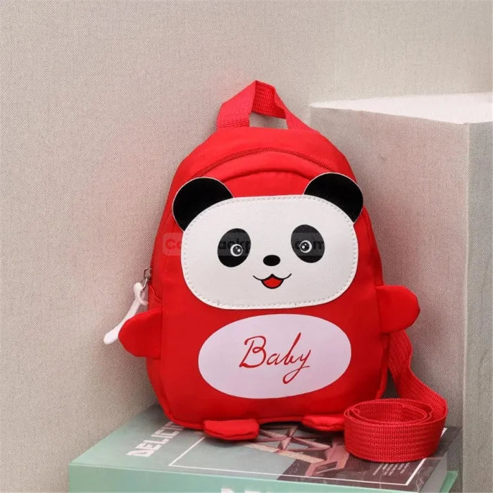 Panda Mini Backpack - red