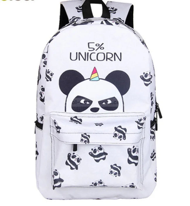 Pandacorn Backpack - White / 47CM28CM14CM