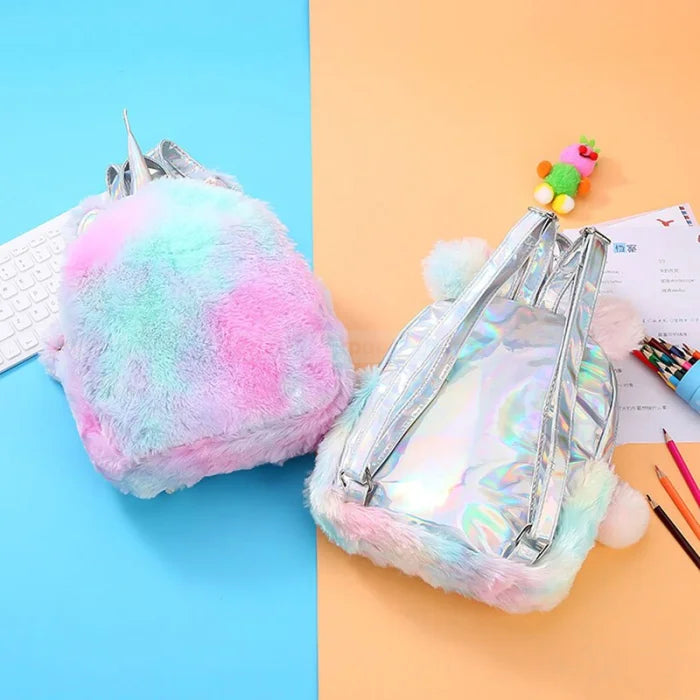 Pastel Rainbow Unicorn Backpack