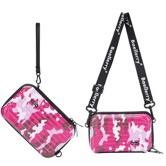 Pink Camo Messenger Bag - camouflage