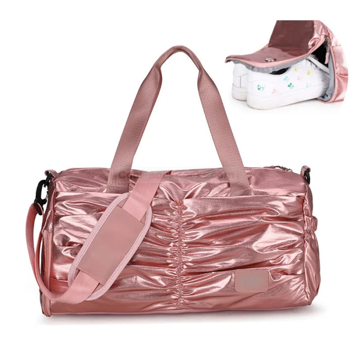 Pink Duffel Bag - pink
