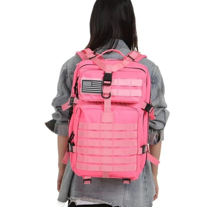 Pink Fishing Backpack