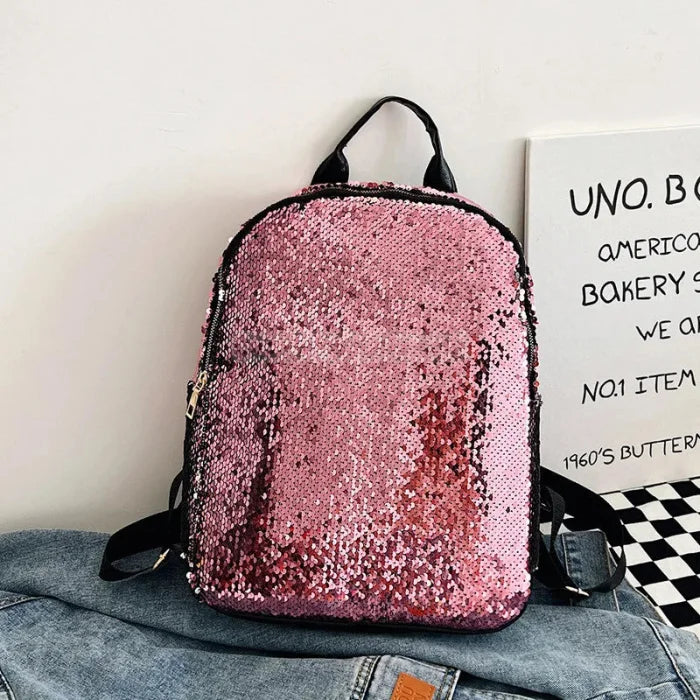 Pink Glitter Backpack