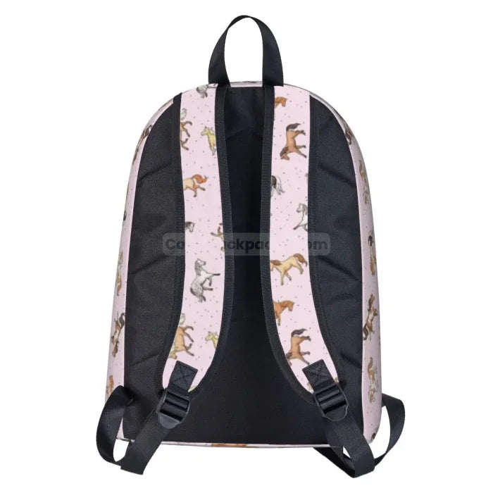 Pink Horse Backpack