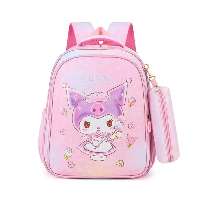 Pink Kitty Backpack - Pink / Kuromi
