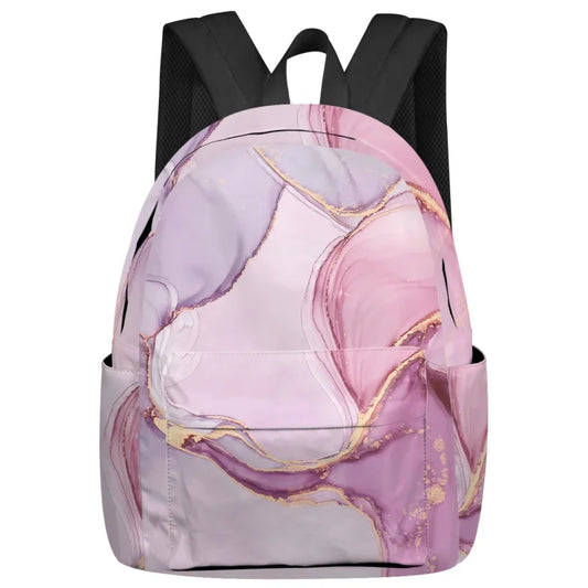 Pink Marble Backpack