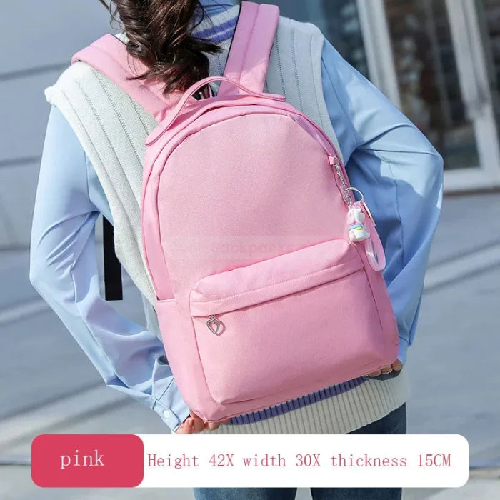 Pink Middle school backpack - Pink