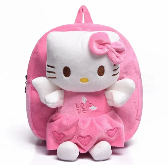 Pink Plush Backpack