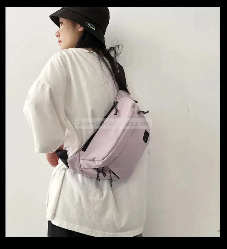 Pink Sling Backpack