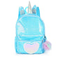 Pink Sparkly Unicorn Backpack - Blue