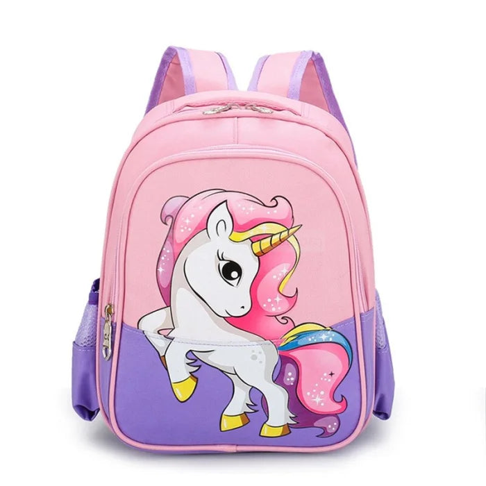 Pink Unicorn Backpack - Purple