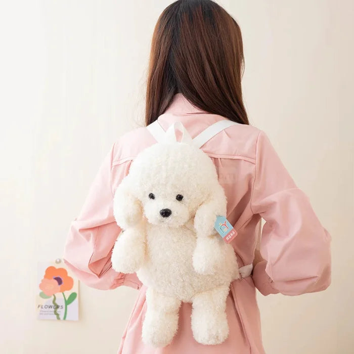 Plush Puppy Backpack