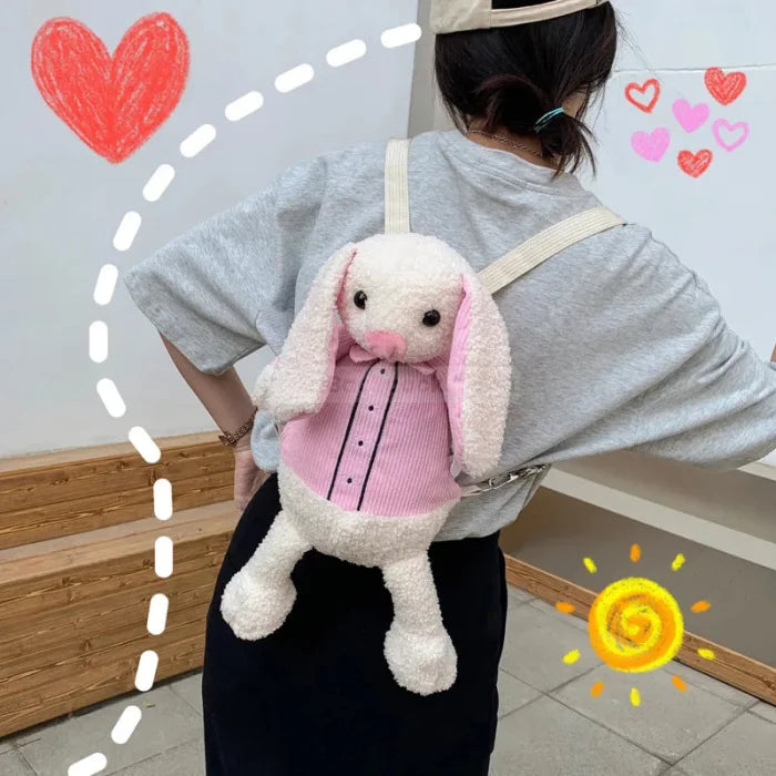 Plush Rabbit Backpack