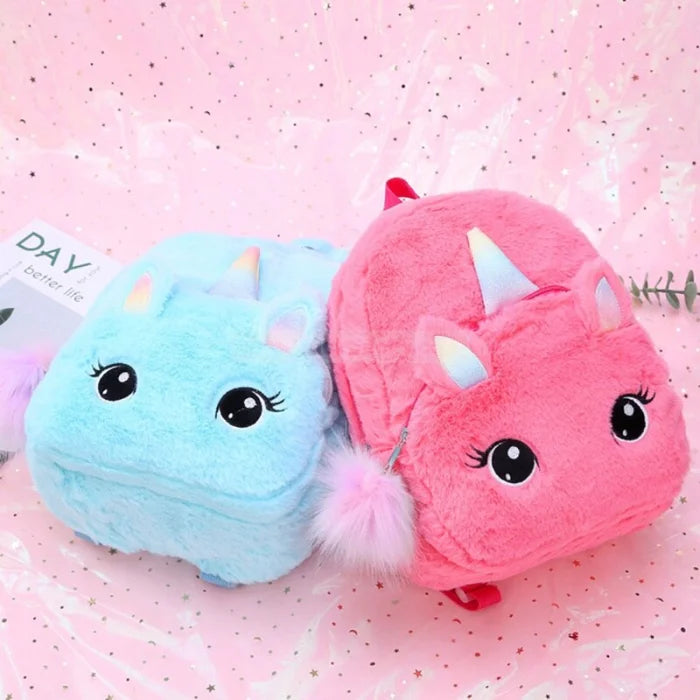 Plush Unicorn Backpack