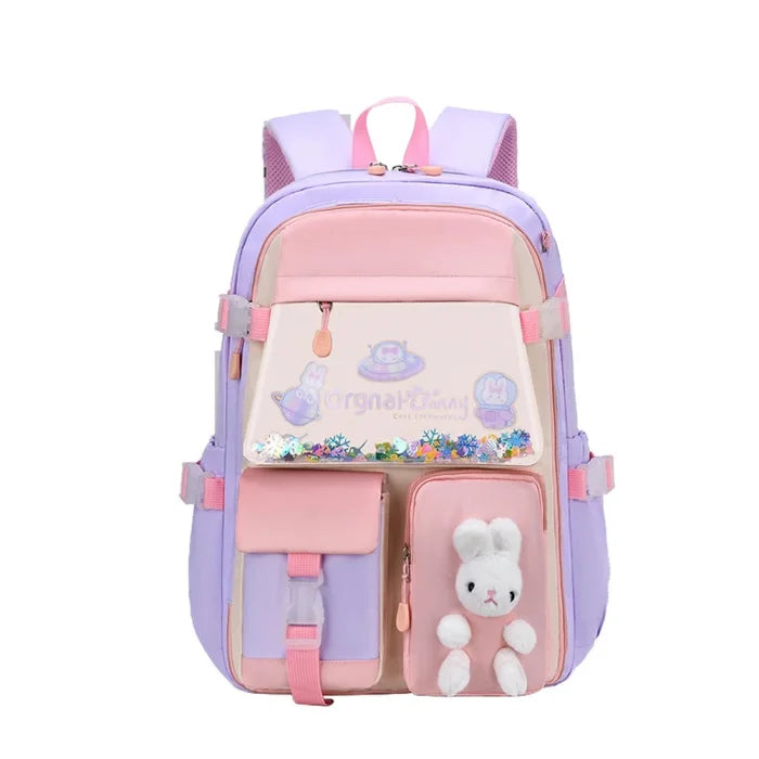 Purple Bunny Backpack - S