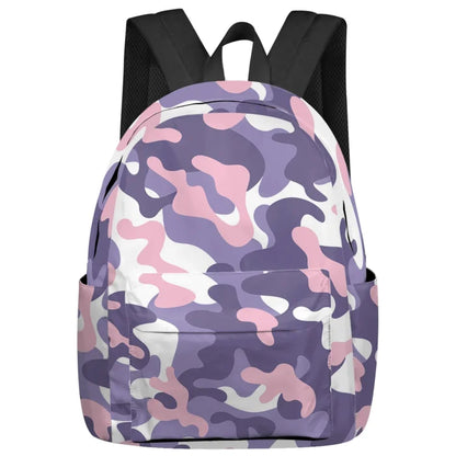 Purple Camouflage Backpack - Purple