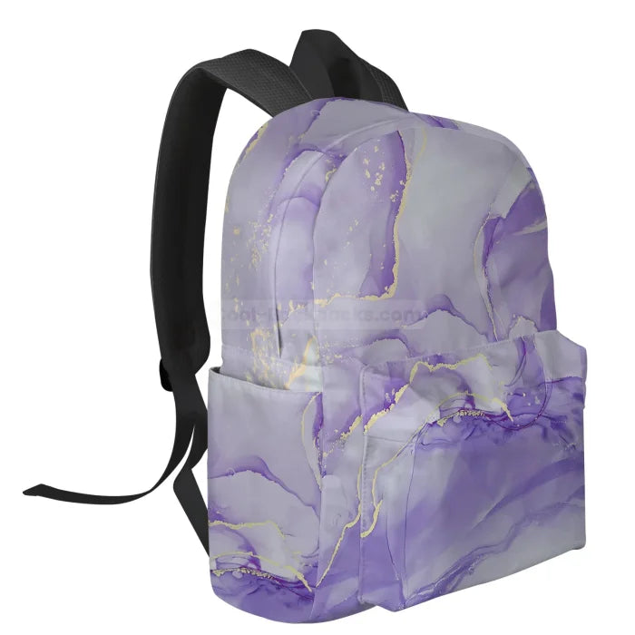 Purple Marble Backpack