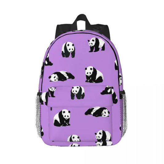 Purple Panda Backpack