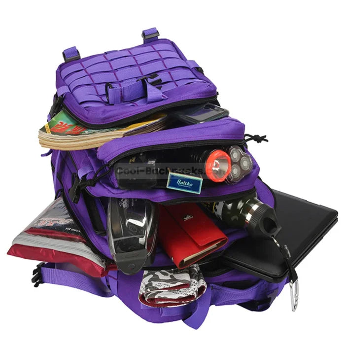 Purple Tactical Backpack