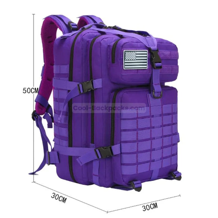 Purple Tactical Backpack