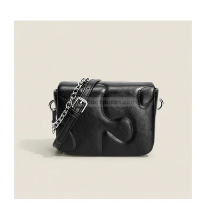 Puzzle Messenger Bag - Black