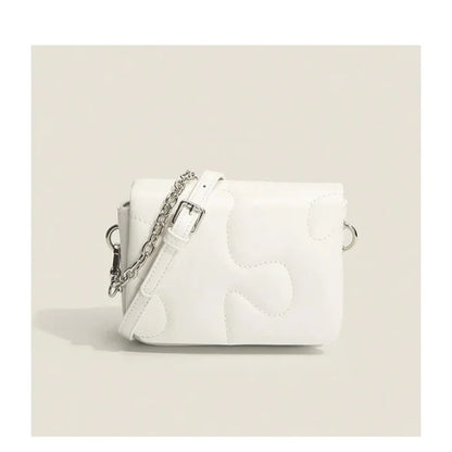 Puzzle Messenger Bag - White