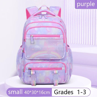 Rainbow Butterfly Backpack - Small - purple