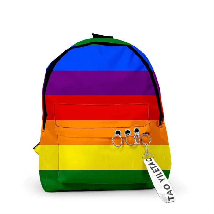 Rainbow Colored Backpack