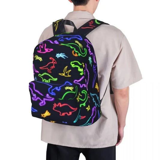 Rainbow Dinosaur Backpack