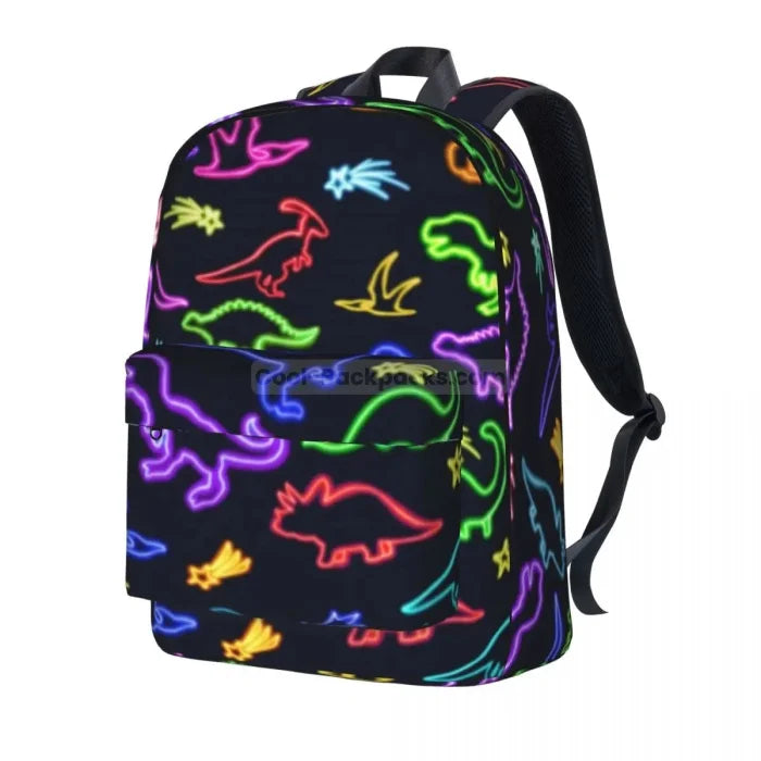 Rainbow Dinosaur Backpack - Color 1 / 16x28x17cm