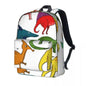 Rainbow Dinosaur Backpack - Color 3 / 16x28x17cm