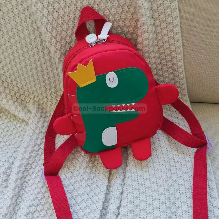 Red Dinosaur Backpack