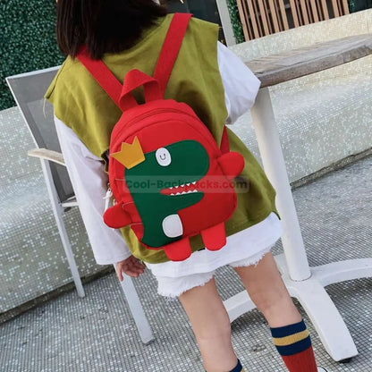 Red Dinosaur Backpack