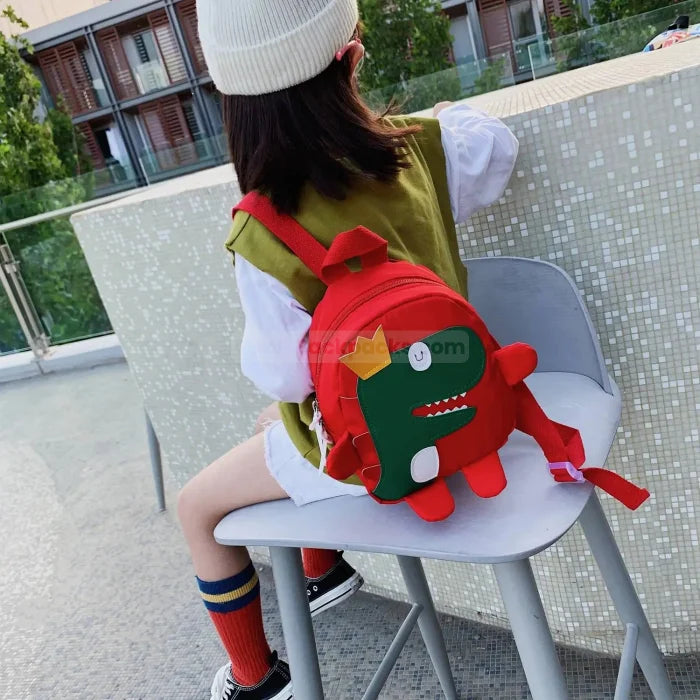 Red Dinosaur Backpack