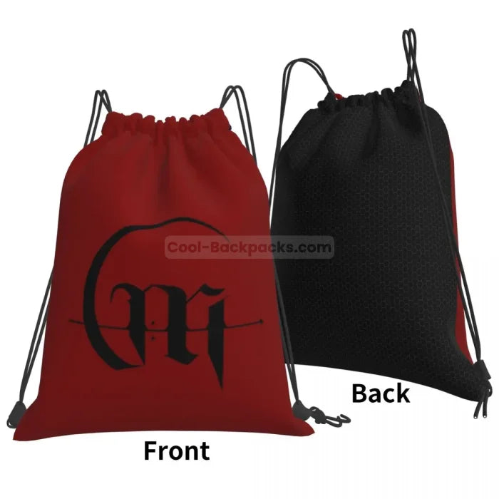 Red Drawstring Backpack