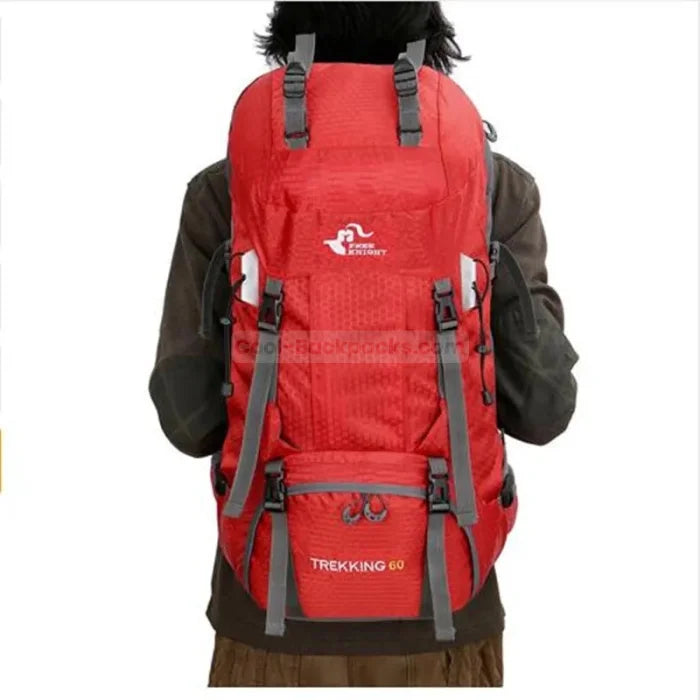 Red Hiking Backpack - Red