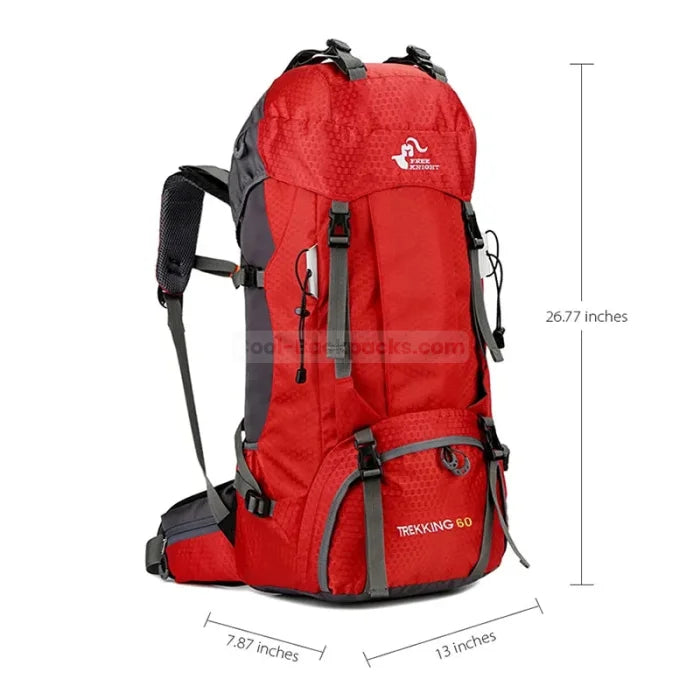 Red Hiking Backpack - Red