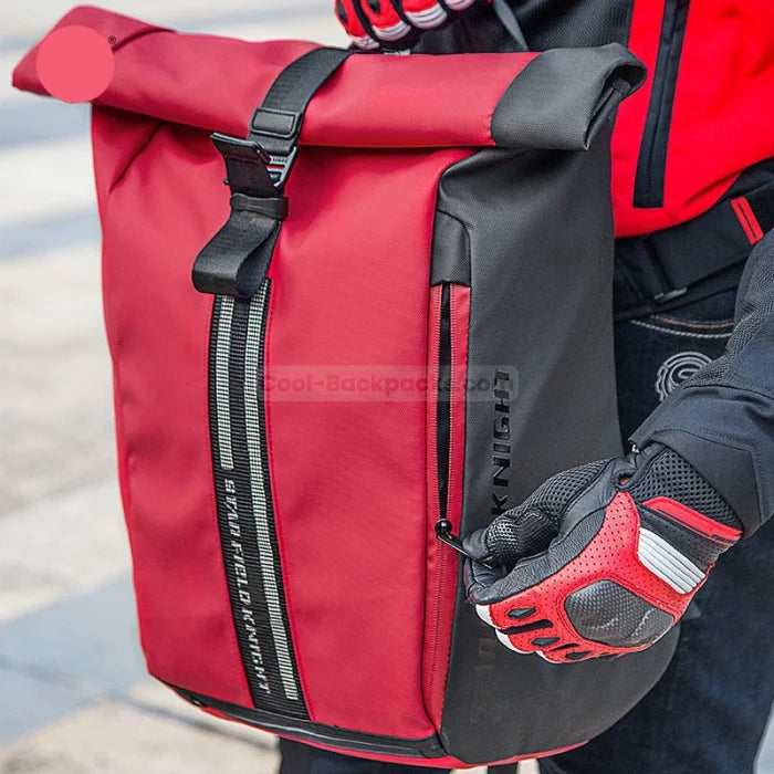 Red Motorcycle Backpack - Red