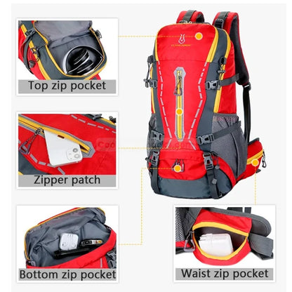 Red Ski Backpack