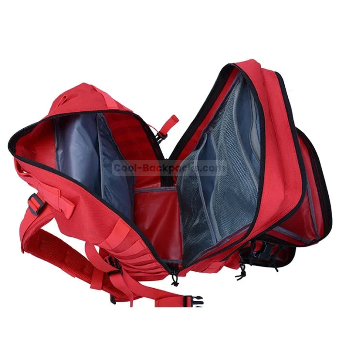 Red Tactical Backpack