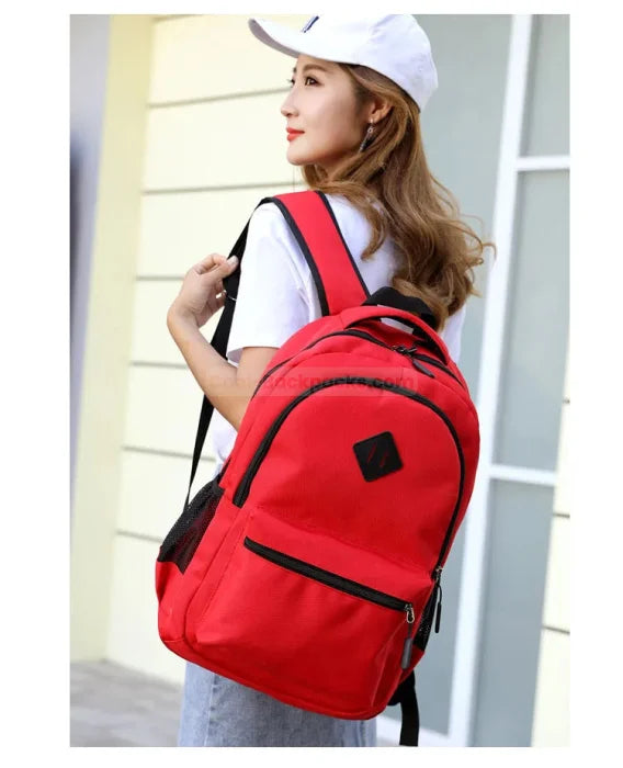 Red Travel Backpack