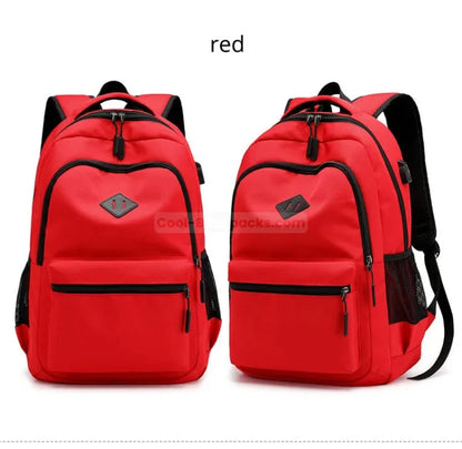 Red Travel Backpack