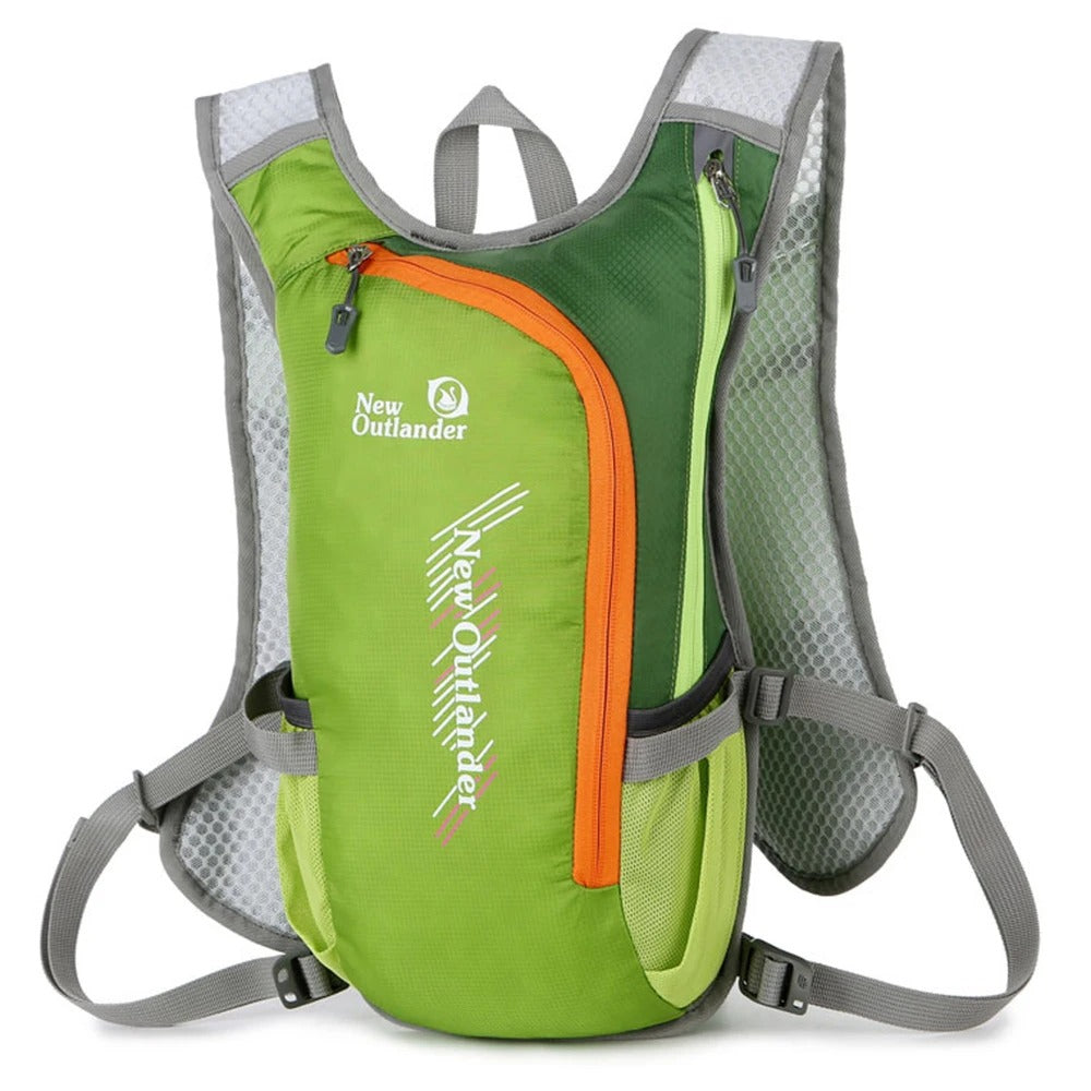 Reflective Cycling Backpack - green