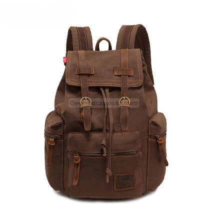 Retro Hiking Backpack - Cofee