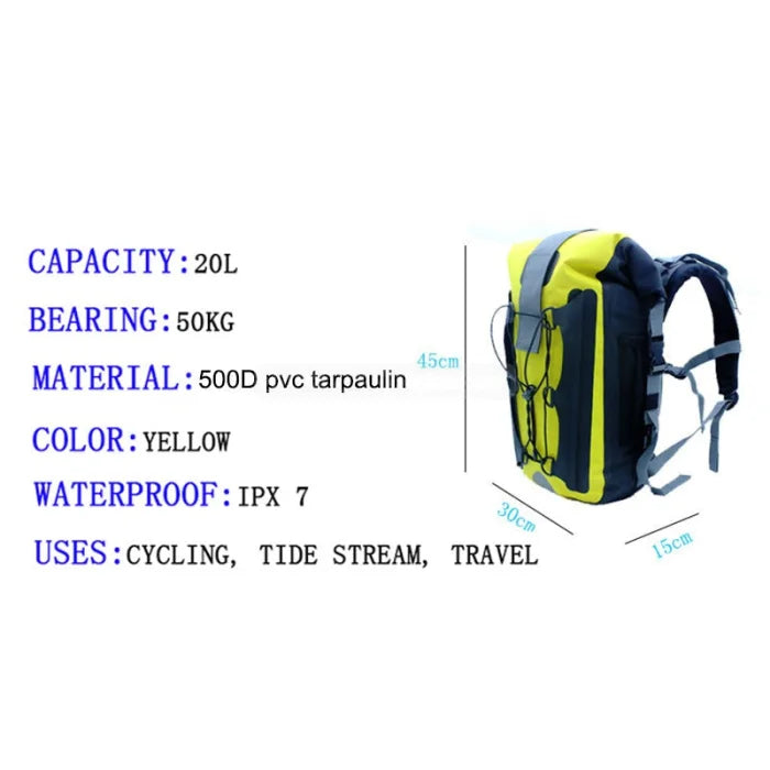 Roll Top Hiking Backpack