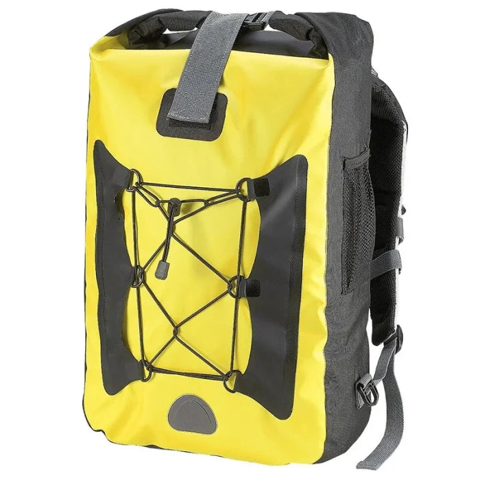 Roll Top Hiking Backpack - Yellow