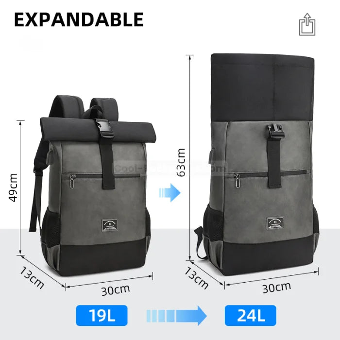 Roll Top Waterproof Backpack