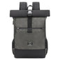 Roll Top Waterproof Backpack - Gray